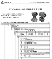 3051微差压力变送器